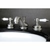 Kingston Brass KS1168BPL 8" Widespread Bathroom Faucet, Brushed Nickel KS1168BPL